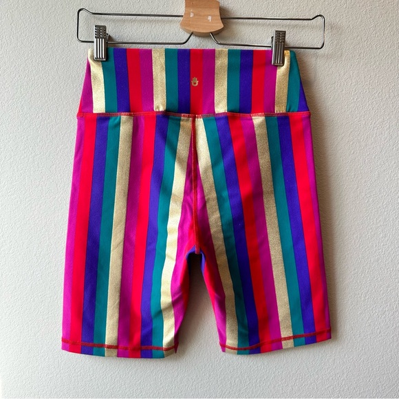 Spiritual Gangster Striped Biker Short - Picture 4 of 7